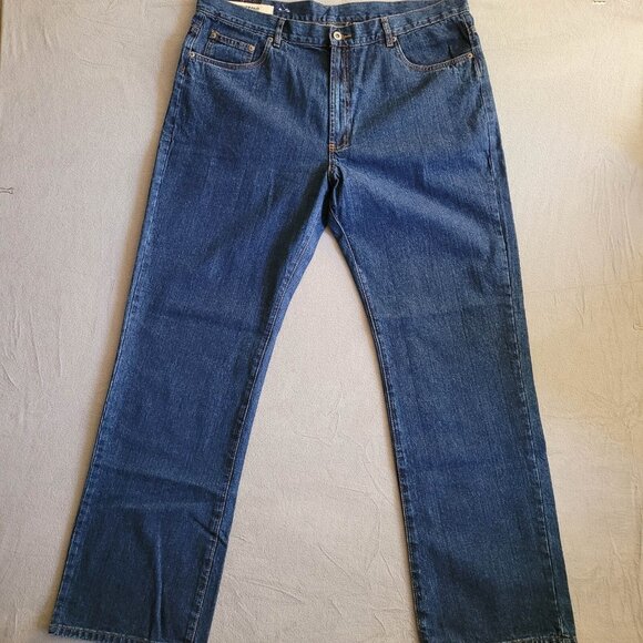 Buffalo David Bitton Jeans Mens 38x34 Blue Vice Low Rise Baggy Stretch - Picture 1 of 12